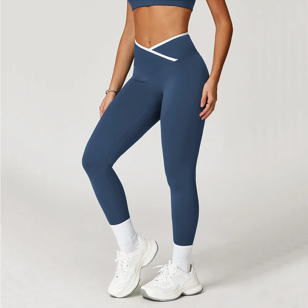 Sports Workout Tights Women Hip Lifting Women Impact Sports Leggings High Waist Fitness Legging Push Up Yoga Pants Gym Clothing