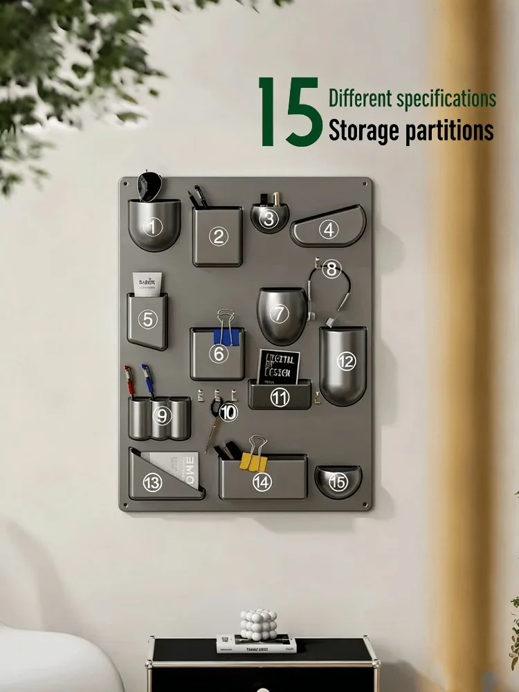 Minimalist Popular Wall Hanging Storage Rack Creative Miscellaneous Board Props Doorway Entrance Storage Shelf Desktop Rack