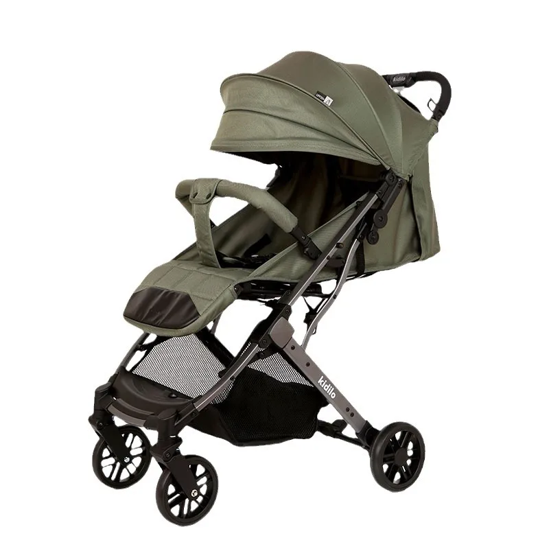 Lightweight baby stroller, multifunctional handcart, baby stroller that can sit or lie down, landscape baby stroller