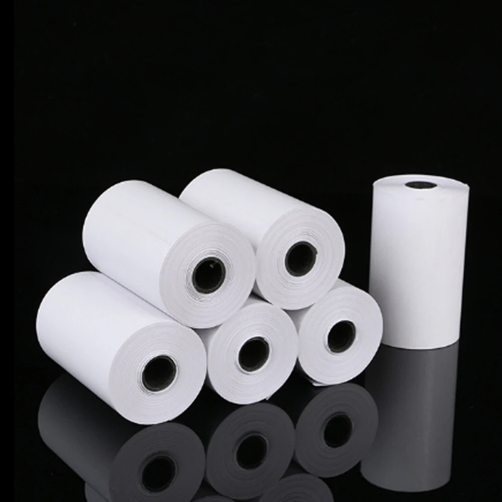 5 Rolls Thermal Paper Roll 57*25mm Wrong Questions Notes Printing Papers for Portable Mini Photo Thermal Printer