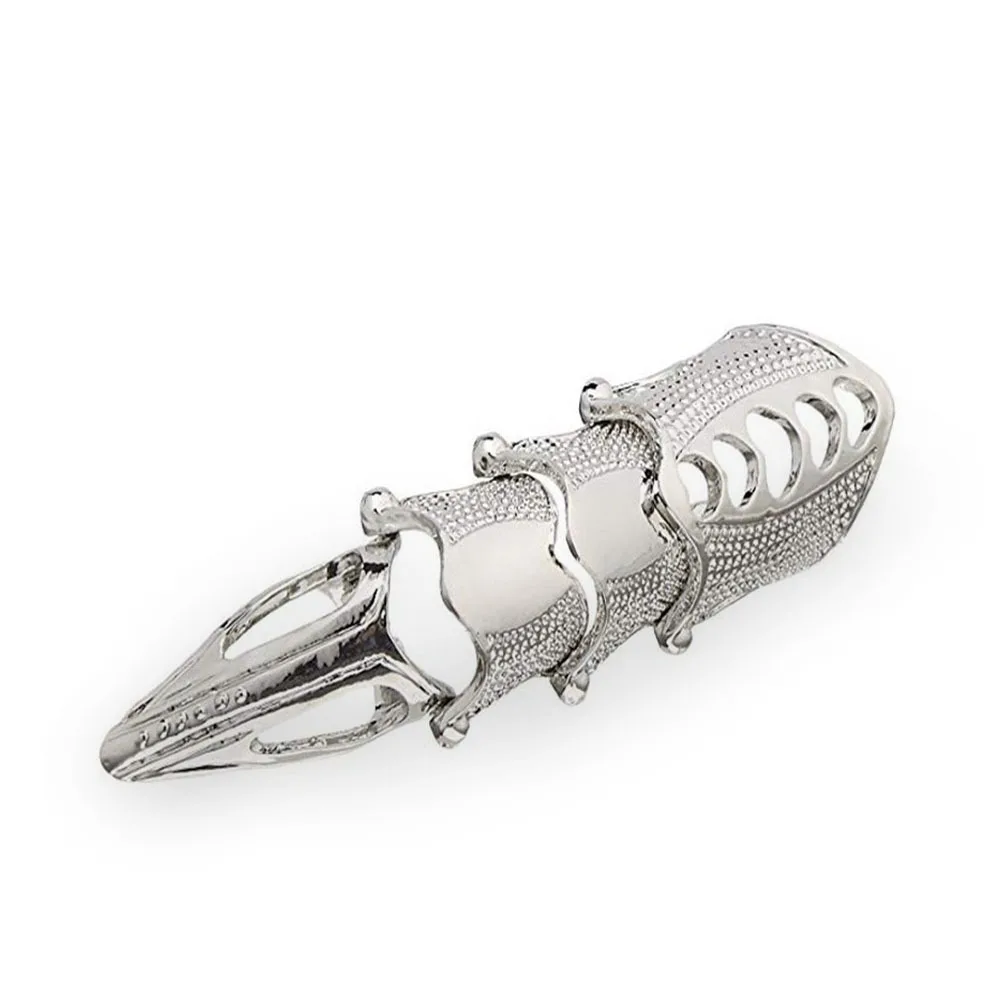 

3Pcs Finger Nail Ring Set Ancient Queen Hand Decoration Lightweight Durable for Cosplay Belly Dance Halloween Finger Claw