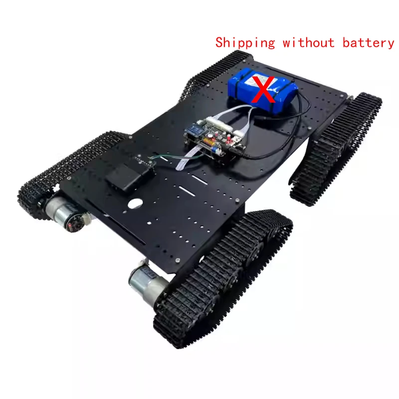 Grote last RC tank rupschassis met motor ROS open source code ontwikkelplatform voor STM32 RC MC6C programmeerbare robotkit
