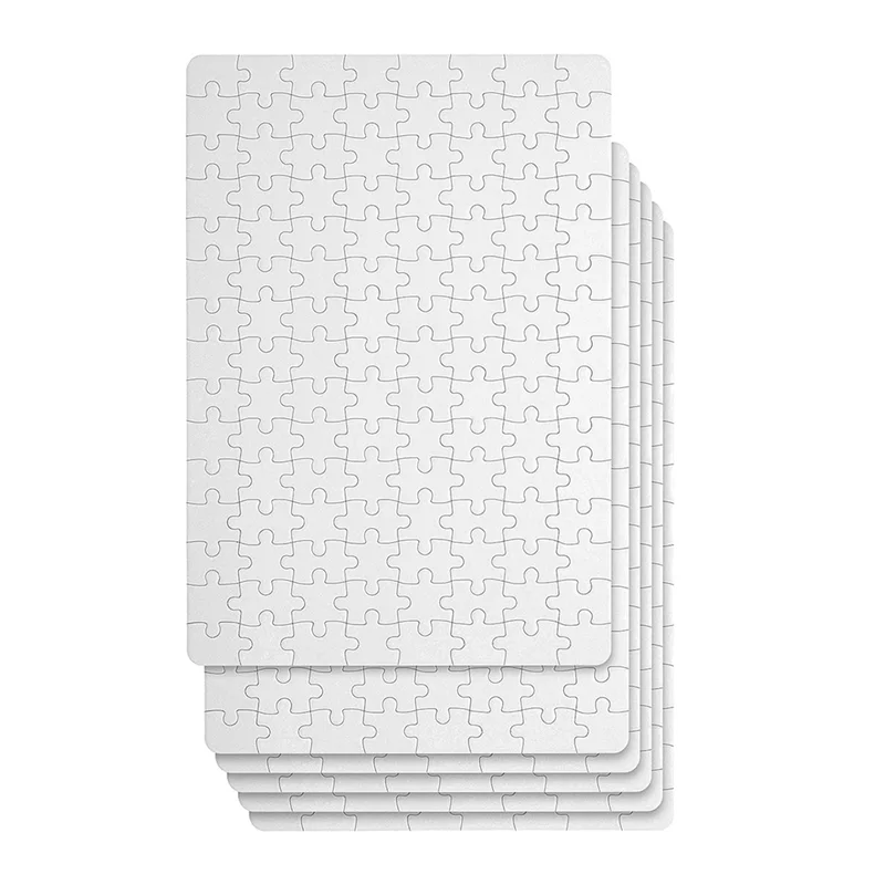 

TOP Sublimation Blanks Puzzles DIY Blank Puzzle for Sublimation Transfer Thermal Transfer Heat Press Printing Crafts A4