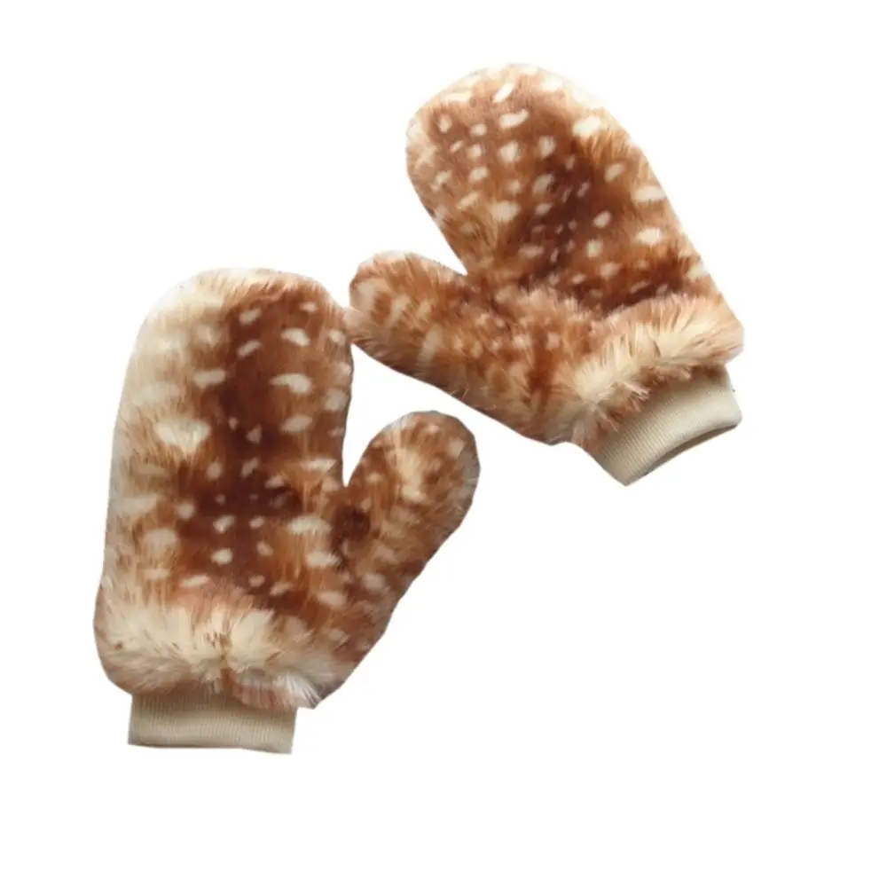 لطيف الدفء طوق دافئ دافئ الشتاء الأذن يفشل الصوف قفازات الشتاء ازياء لعروض عيد الميلاد #4