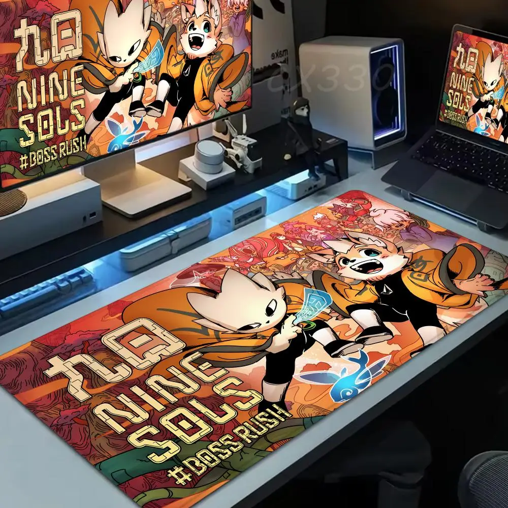 

Nine Sols Mouse Pad Large Computer Mousepad Office 1000x500mm XXL Pc Gamer Non-slip Rubber Keyboard Deskmat