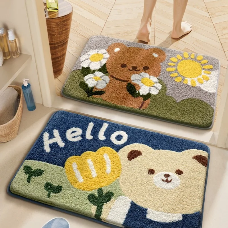 

Toilet absorbent floor mats, household toilet carpet floor mats