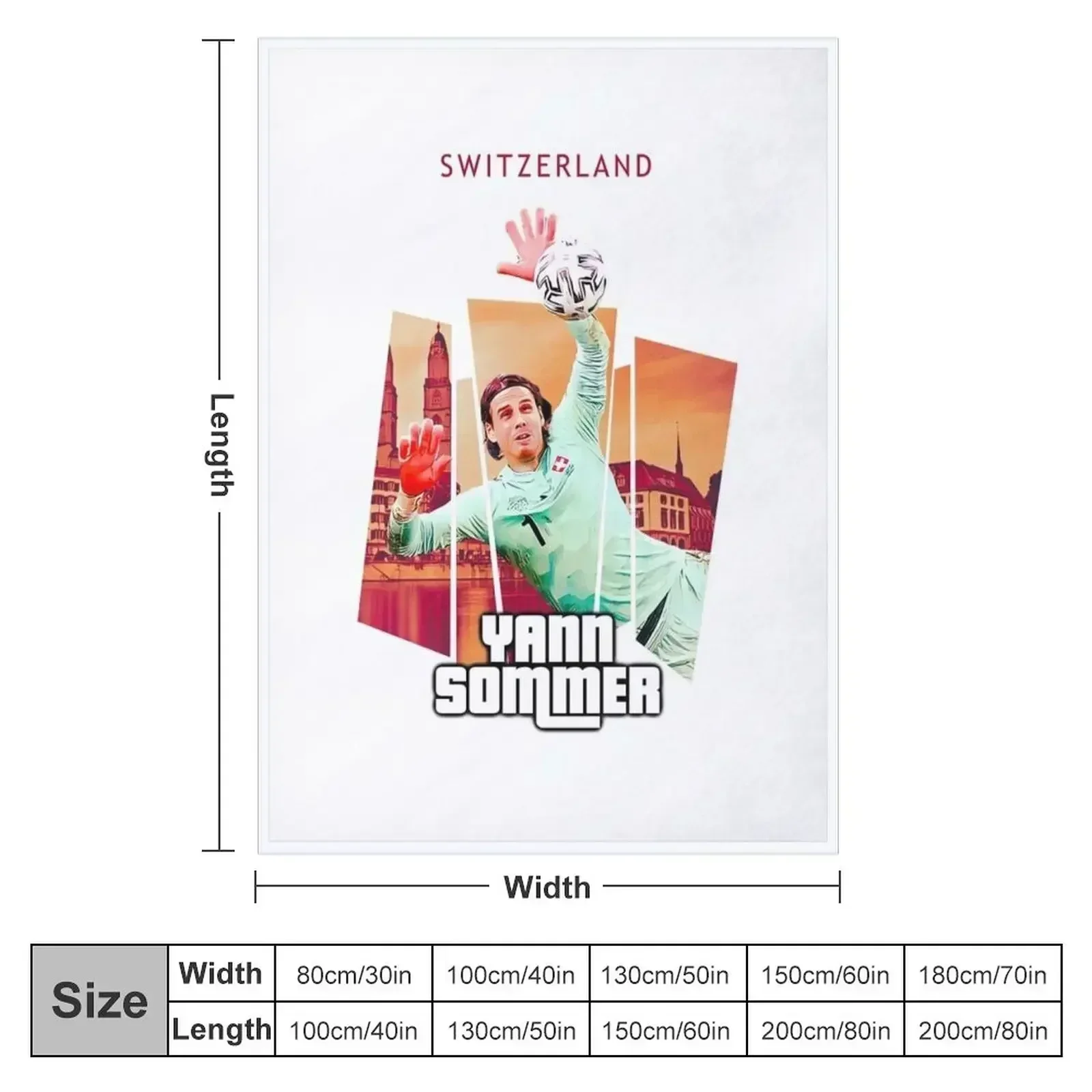 Switzerland Yann Sommer Throw Blanket Vintage Decorative Sofas Hairys Sofa Quilt wednesday Weighted Blankets