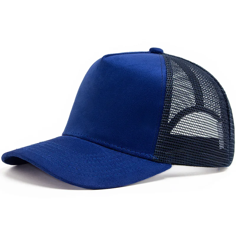 New Unisex High Quality Mesh Cap Casual Fashion Multi-color Cotton Baseball Trucker Hat For Women And Men Summer Plain Style