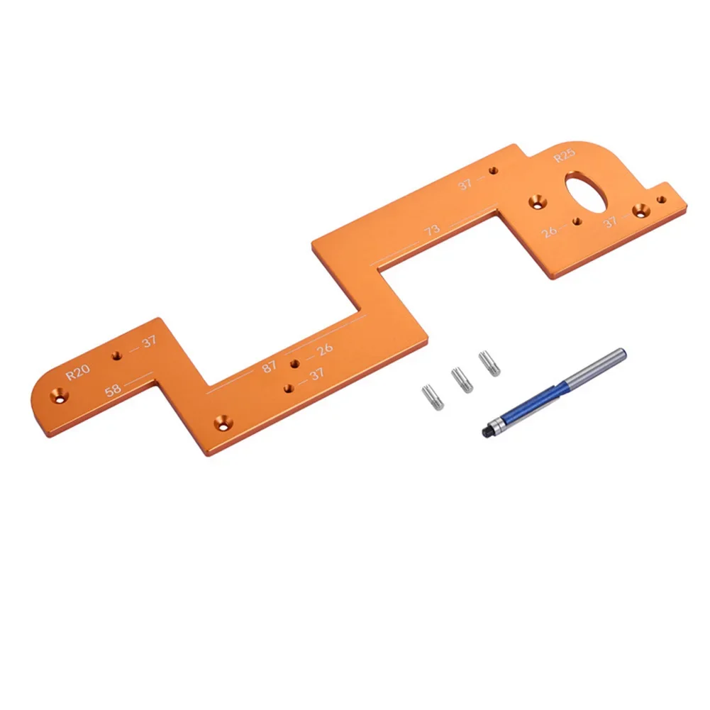 Anodized Treatment Orange Aluminum Alloy Grooving Erosion Resistance Cabinet Installation For Furniture Accessories