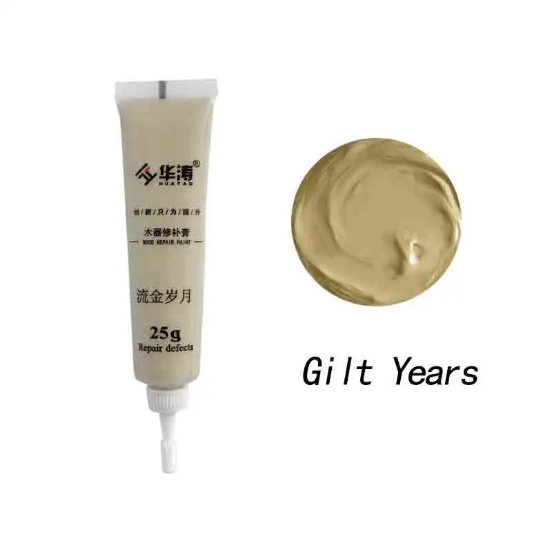 

Gilded years Water based wood veneer damage repair paint floor gap filling paste furniture repair paste