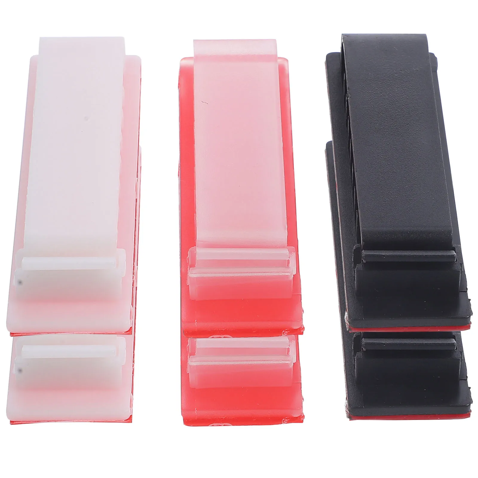 

6 Pcs Wall Wire Processor Cord Management Clips Clamps for Cables Holders Cords Organizer Adhesive Self-adhesive Power Supply