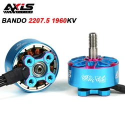 AXISFLYING BANDO 2207 2207.5 1960KV FPV motore Brushless 6S Lipo 5mm albero di uscita per 5 pollici Freestyle Cinema droni parti