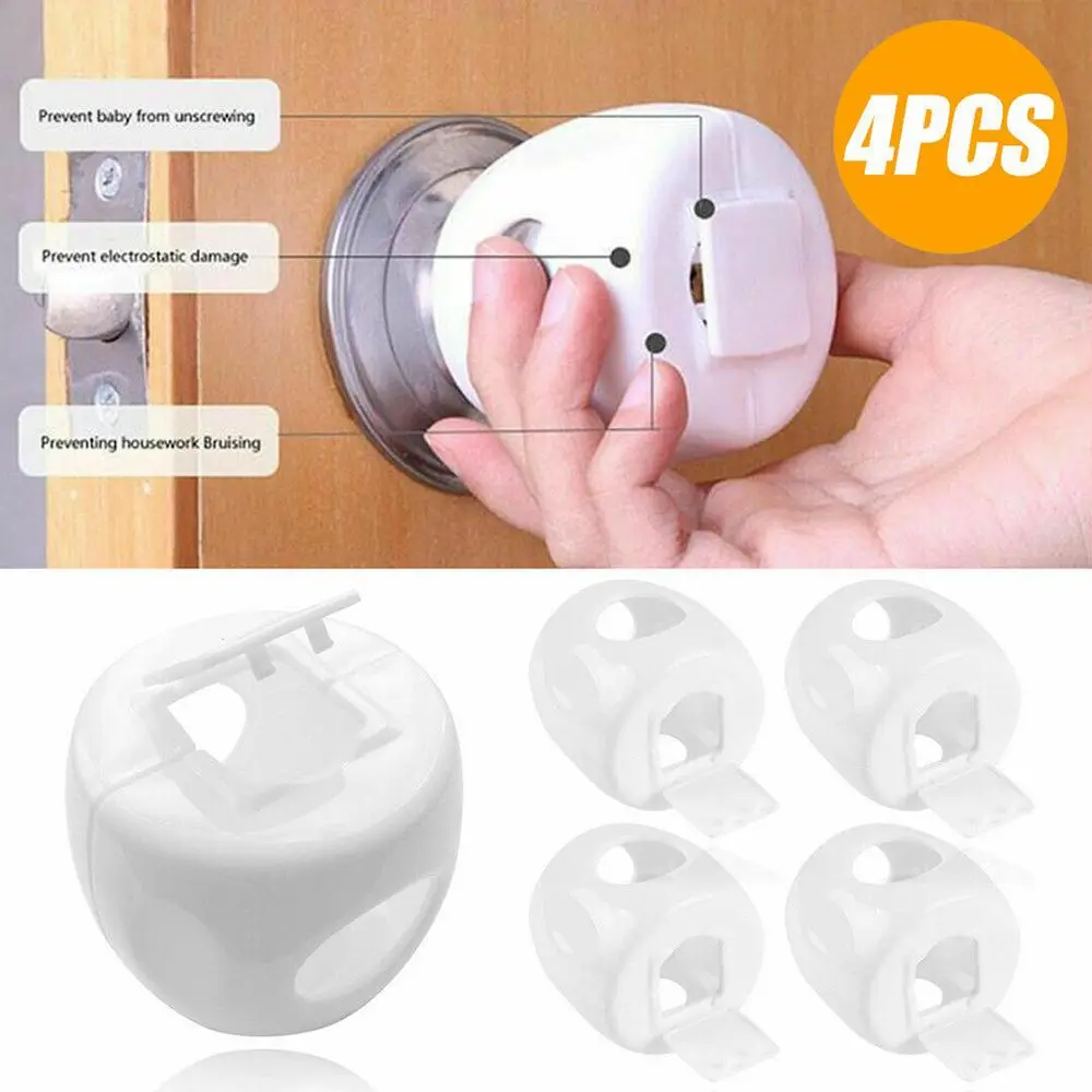 

Plastic Baby Protective Ball Shape Child Proof Children Home Accessory Door Knob Cover Safety Lock Cover Handle Sleeve