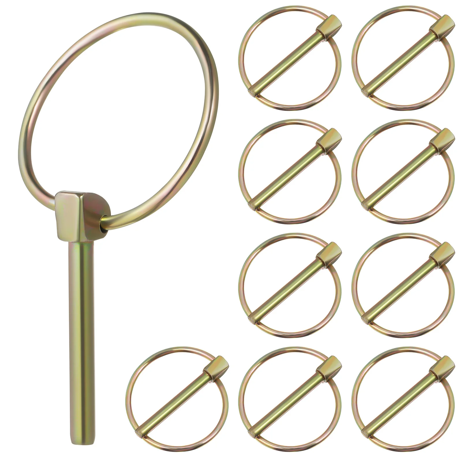 10 Pcs Car Making Hooks Lynch Assortment Adjustable Trailers Iron Heavy Duty Locking Fastener Trucks For Mowers