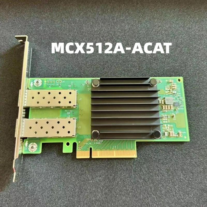 Original cx5 MCX512A-ACAT MCX512A 25GB dual port 10 Gigabit fiber optic network interface card