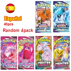 Carte Pokemon Scarlet Violet Sun Moon GX Vmax EX inglese francese spagnolo Shining Battle Trading Collection Card Booster Pack Gift