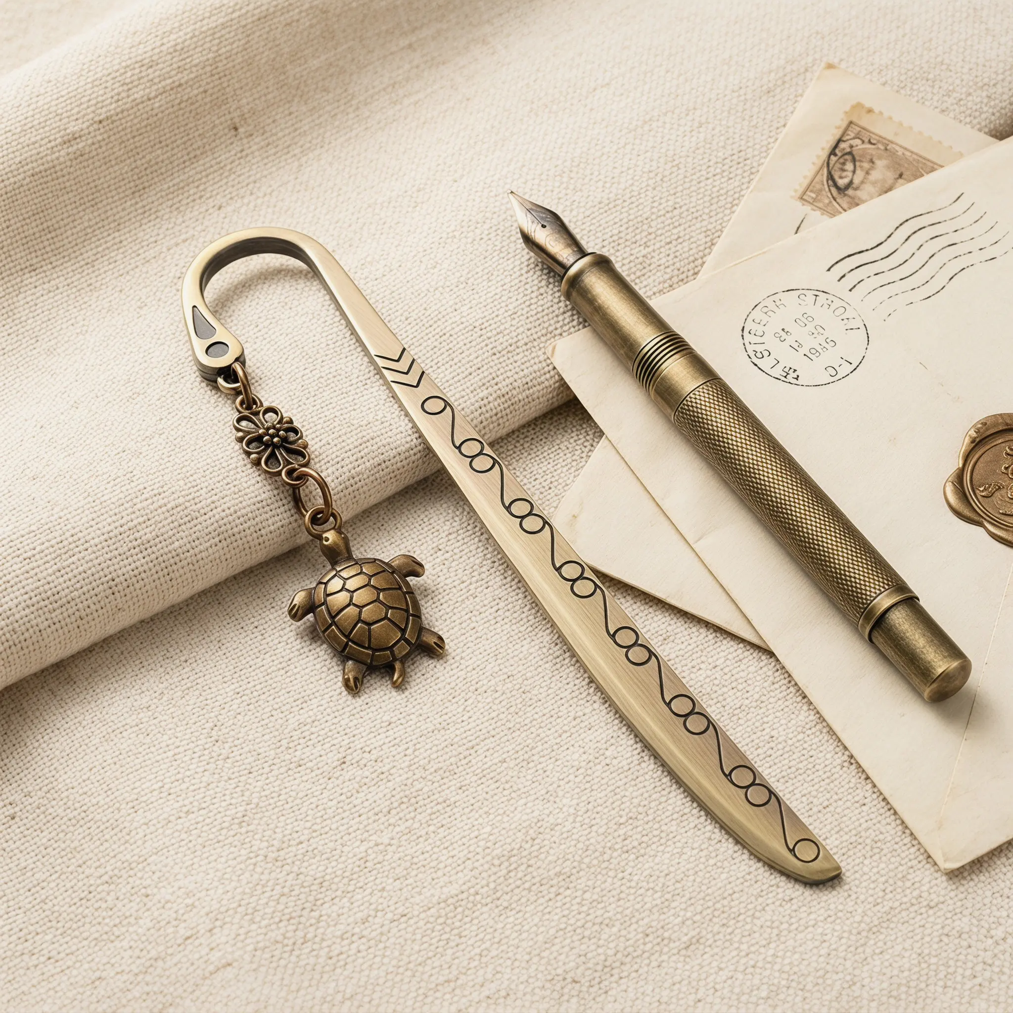 1Pcs Little Turtle Vintage Metal Bookmark Elegant Animal Design Shaped Bookmark Gift for Graduation Birthday Party Wedding