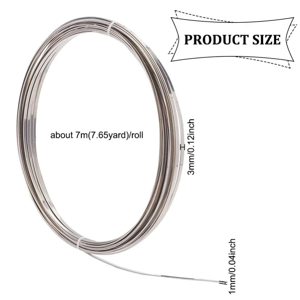 18 Gauge Stainless Steel Wire - 23 Feet for Jewellery Making Sculpture Floral Arrangements