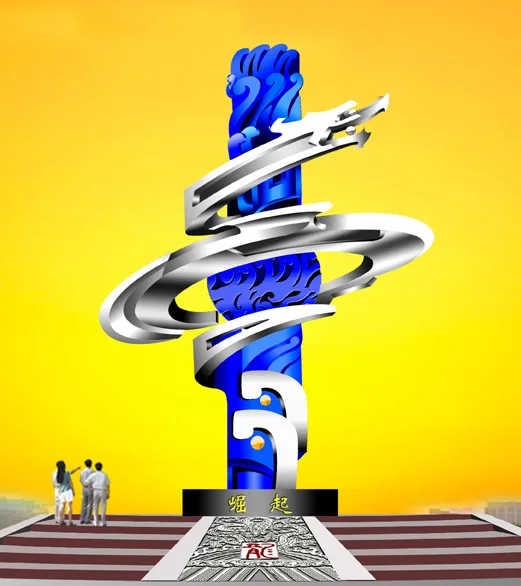 Custom Pop Metal Art Artificial Life-size Statues Modern Abstract Polished Or Matte Human Body Metal Sculptures For Sale