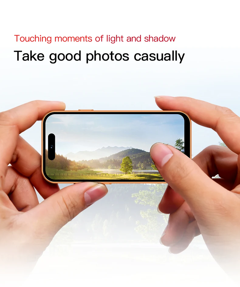 SERVO Small Pocket Smartphone 4.0 Inch Display Android 12.0 4G Dual SIM Face Recognition GPS Unlocked Mobile Phone Video Player