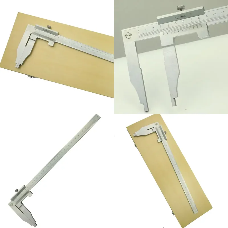 Heavy Vernier Caliper Micrometer 300mm/200mm Caliper Long Range Metric Gauge With Nib Jaws Caliber