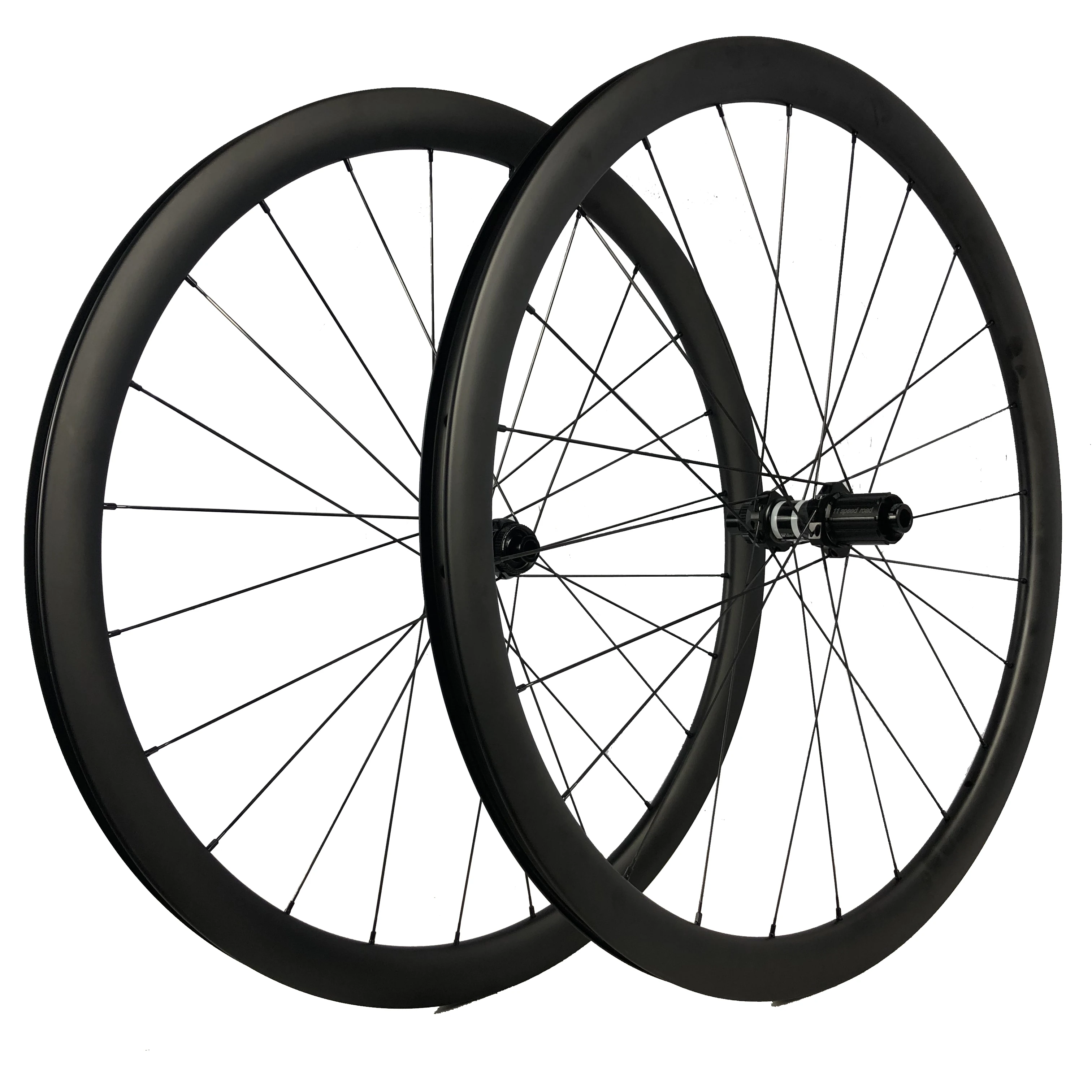 650B Clincher Tubeless Carbon Wheels Disc Brake Cyclocross Gravel Bike Wheelset Ride 28mm Width 30mm Depth Cycling Lightweight