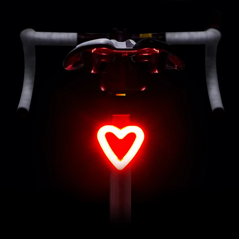 Bicycle Rear Light, Bike Taillight, Cycling Safety Light,  Mountain Bike Gear, Road Bike Equipment, USB Charging