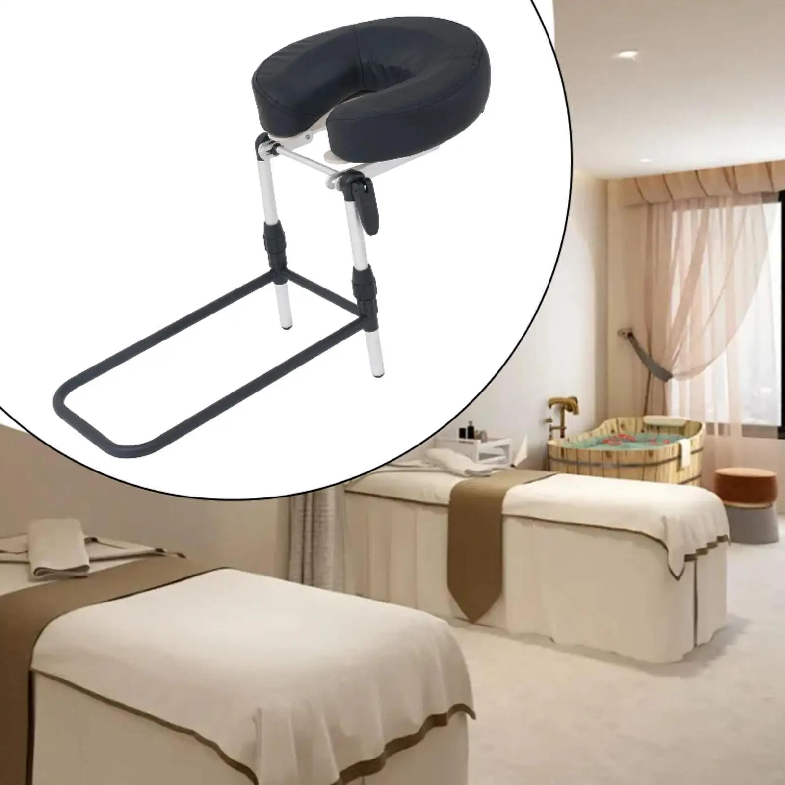 

Headrest for Bed Adjust Neck Pillow Body Care Ergonomic Face Pillow Massage Machine for Adult Women Muscle Relax SPA Beauty