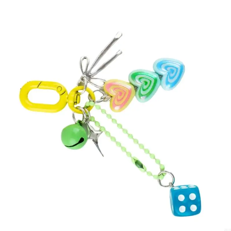 

Aesthetic Keychain Accessories Car Key Rings Purse Handbag Backpack Bag Charms 20CA