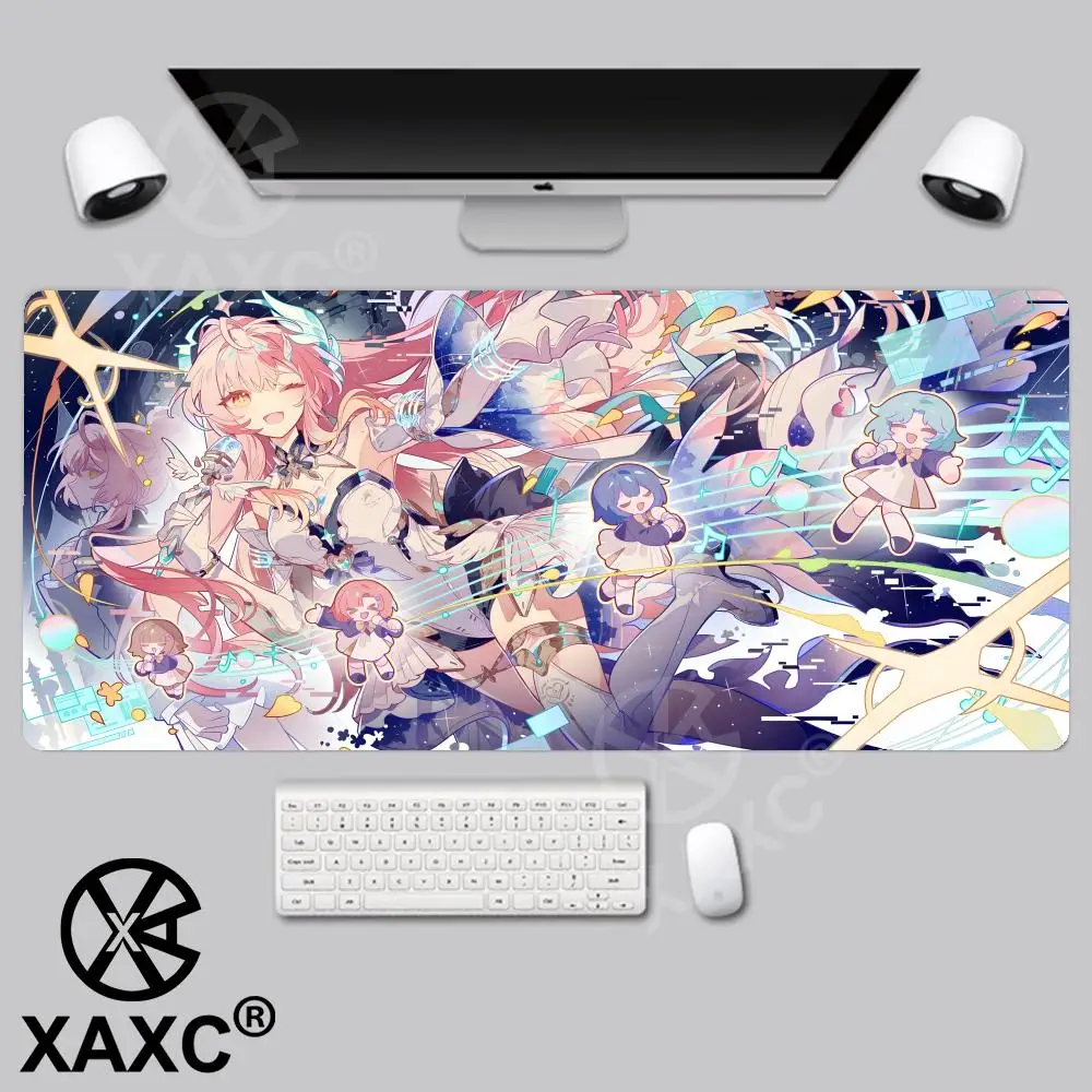 New Wuthering Waves Aemeath Changli Mouse Pad Laptop Anime Gaming Keyboard Rug Large Extended Desk Mat PC Gamer Cabinet  XAXC