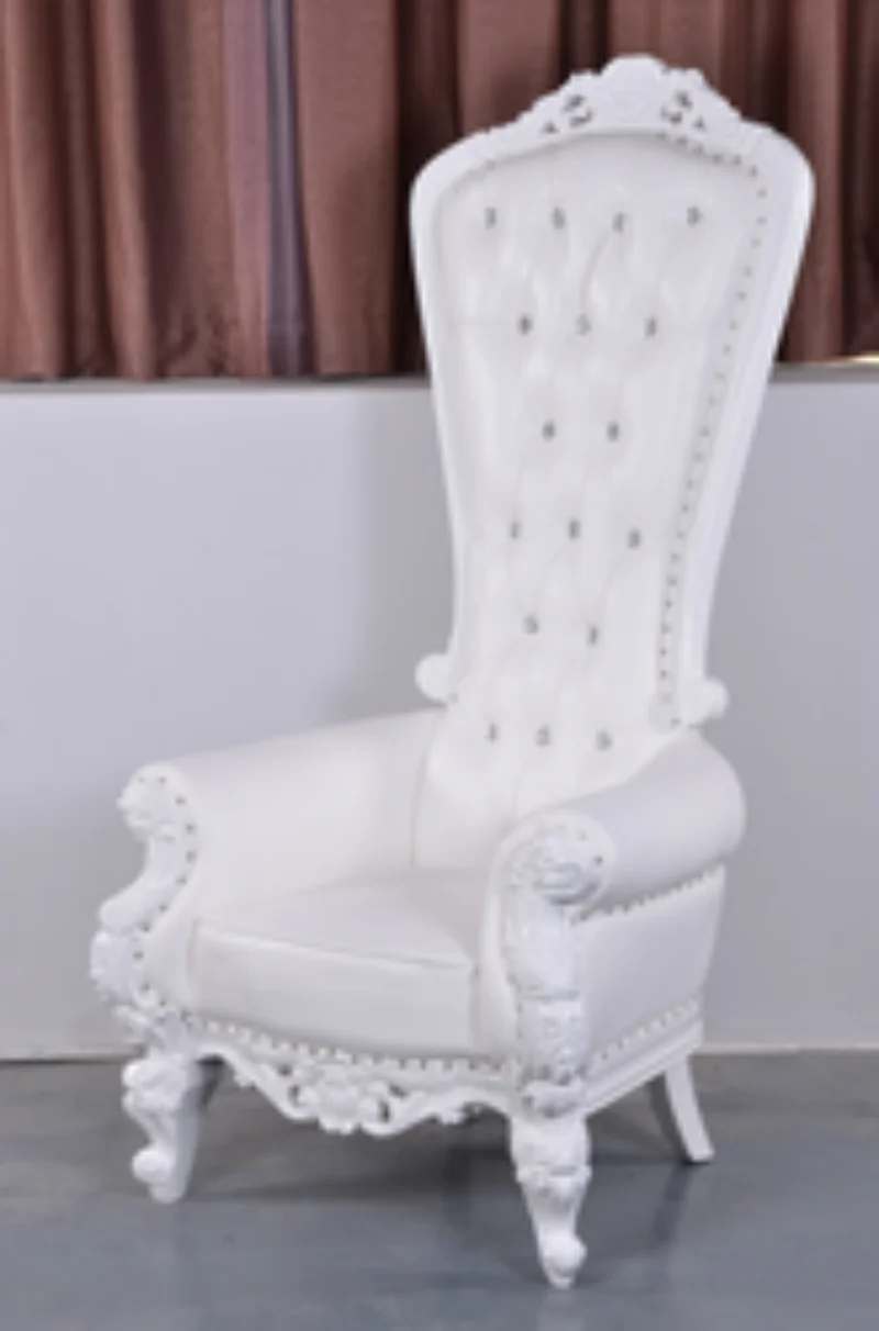 Luxury Royal Cheap King Throne Chair Pink Wedding Chair For Bride And Groom