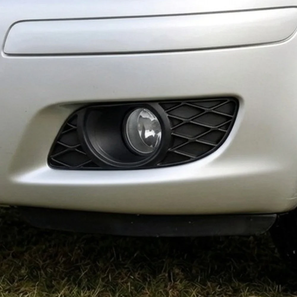 Headlight Bezel Black Fog Light Bezel ABS Plastic Construction OE Replacement Design Black Finish For Car Exterior Restoration