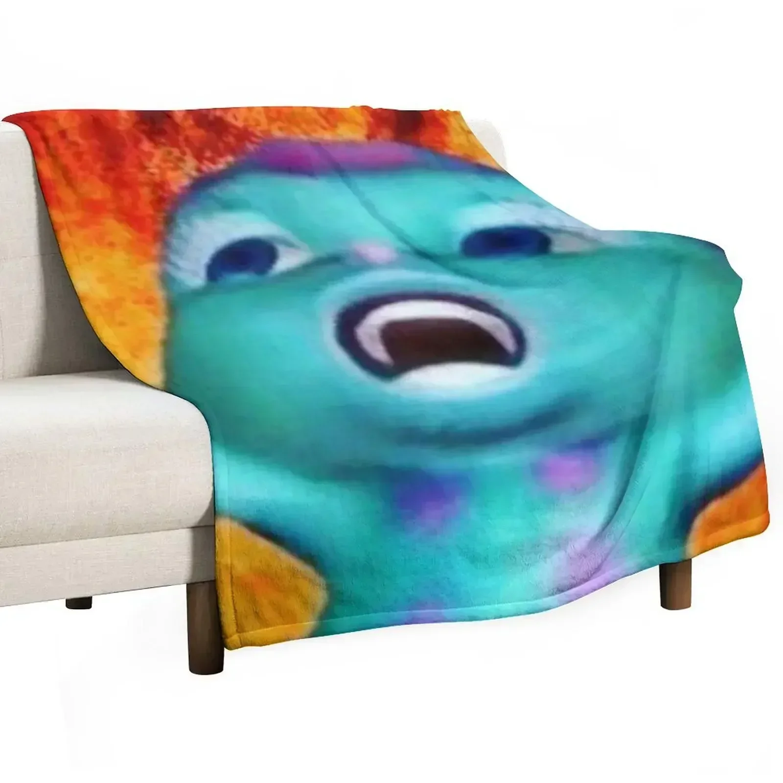 Bibble Meme Fire Throw Blanket blankets and throws Weighted Travel Thins Thin Tourist Blankets