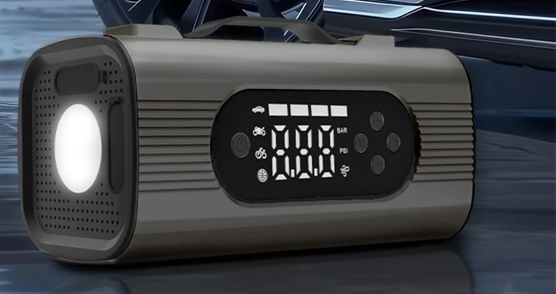 

Portable Tire Inflator Rechargeable Electric Inflator for Car Bicycle Digital Air Pump Football Ball Inflator Pump