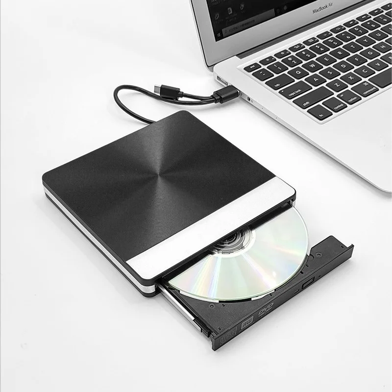 USB 3.0 Slim External DVD RW CD Writer Drive Burner Reader Player Optical Drives for Laptop PC Dvd Burner Dvd Portatil