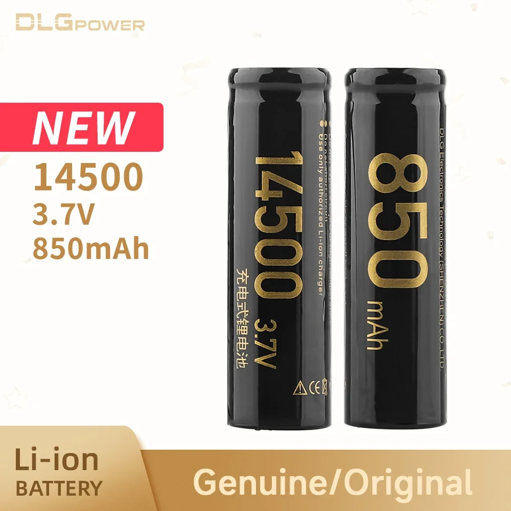 

Li-ion Rechargeable Battery DLGpower 14500 850mAh 3.7V for RC Airplanes Flashlights Electric Toys Smoke Alarms