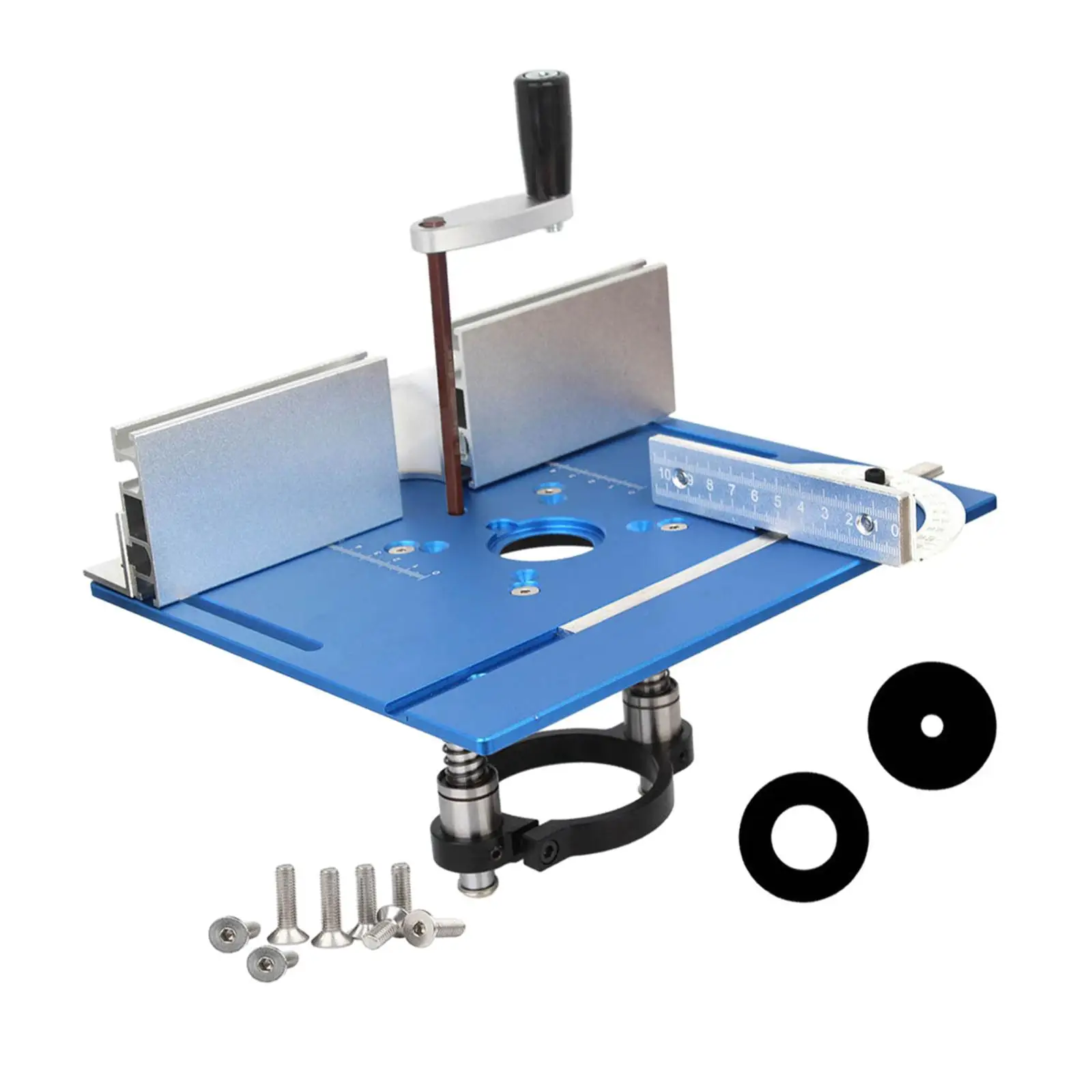 Router Table Insert Plate and Lift Kit for Trimming Engraving Aluminum