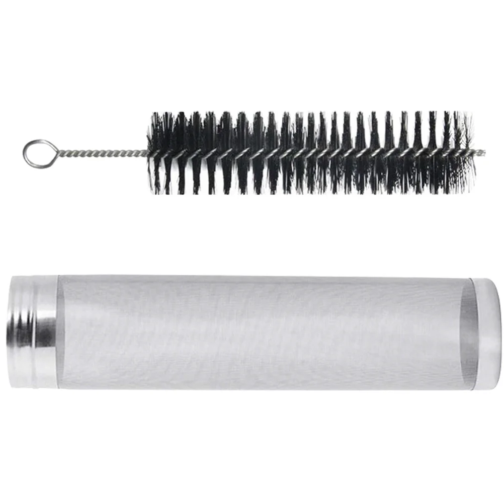 

1Set Beer Filter Cylinder Stainless Steel Hop Strainer for Home Brewing Boil Screen Mesh Filter Tube Filtering Tool