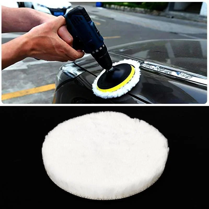 5PCS/Set 4inch Car Polishing Waxing Buffing Wheel Pad Car Polisher Kit for Auto Car Paint Care Car-styling