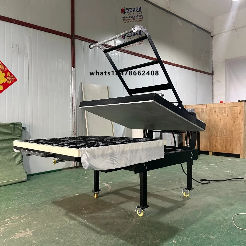 High Pressure Electric Hot Stamping Machine T-Shirt Brocade Banner Printing Heat Transfer New Condition Plate Pressing Equipment