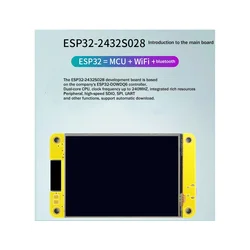 Esp32 wifi bluetooth entwicklungs karte 2,8 zoll x320 smart display bildschirm tft modul lvgl touchscreen