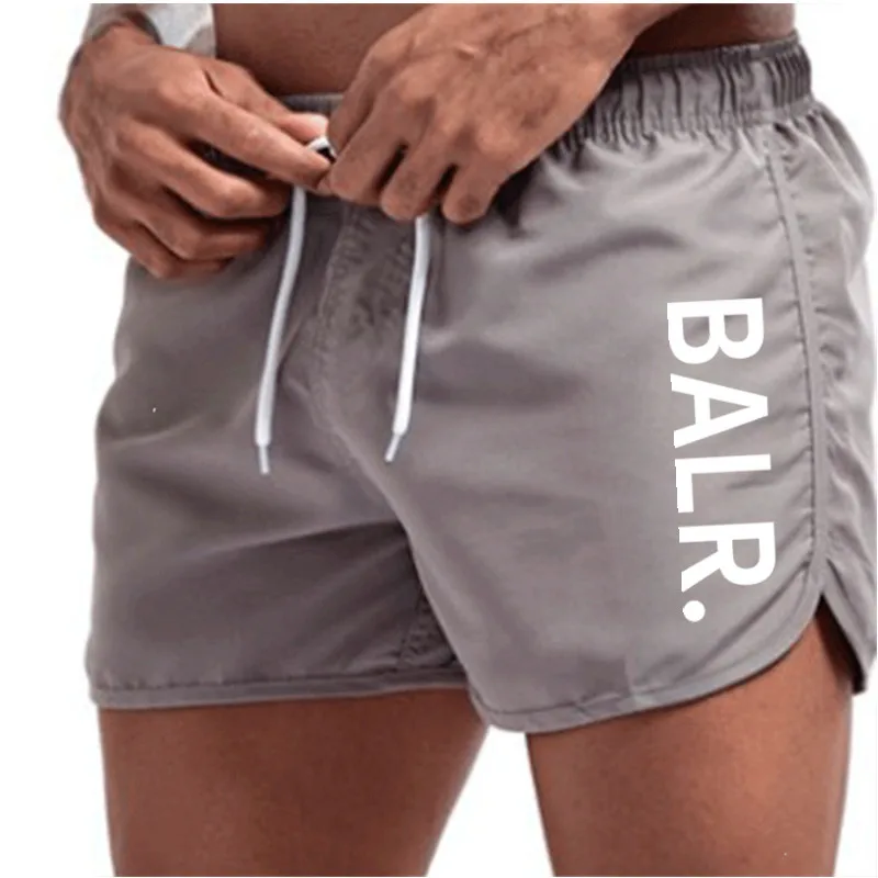 2024 Trendy BALR Brand Summer Quick-Dry Shorts Men Swimwear Beach Shorts Swim Shorts Beach Wear Sports (9 Colors) Men\'s Clothing