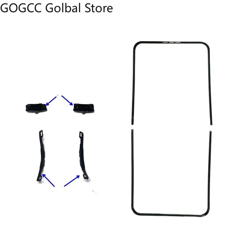 6Pcs/1Set For Samsung Z Flip Z Fold 7 6 5 3 4 8 Middle Frame Screen Plate Bezel LCD Display Bracket Plastic Hoder Replace Kits