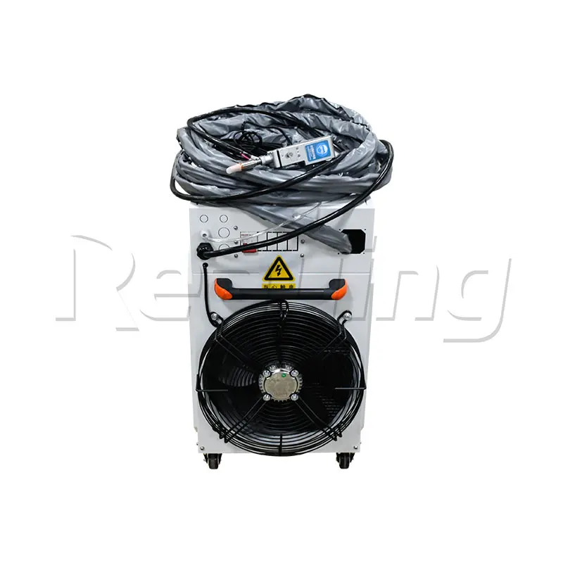 เครื่องเลเซอร์กำจัดสนิมแบบพกพาเครื่องทำความสะอาดสีเลเซอร์1000W-3000W สำหรับลอกโลหะขจัดตะกรัน