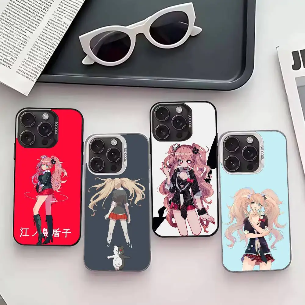 

A-Anime J-Junko E-EnoshimaS Phone Case For iPhone 17,16,15,14,13,12,11 Plus,Pro Max,XS,Colored silver phone case