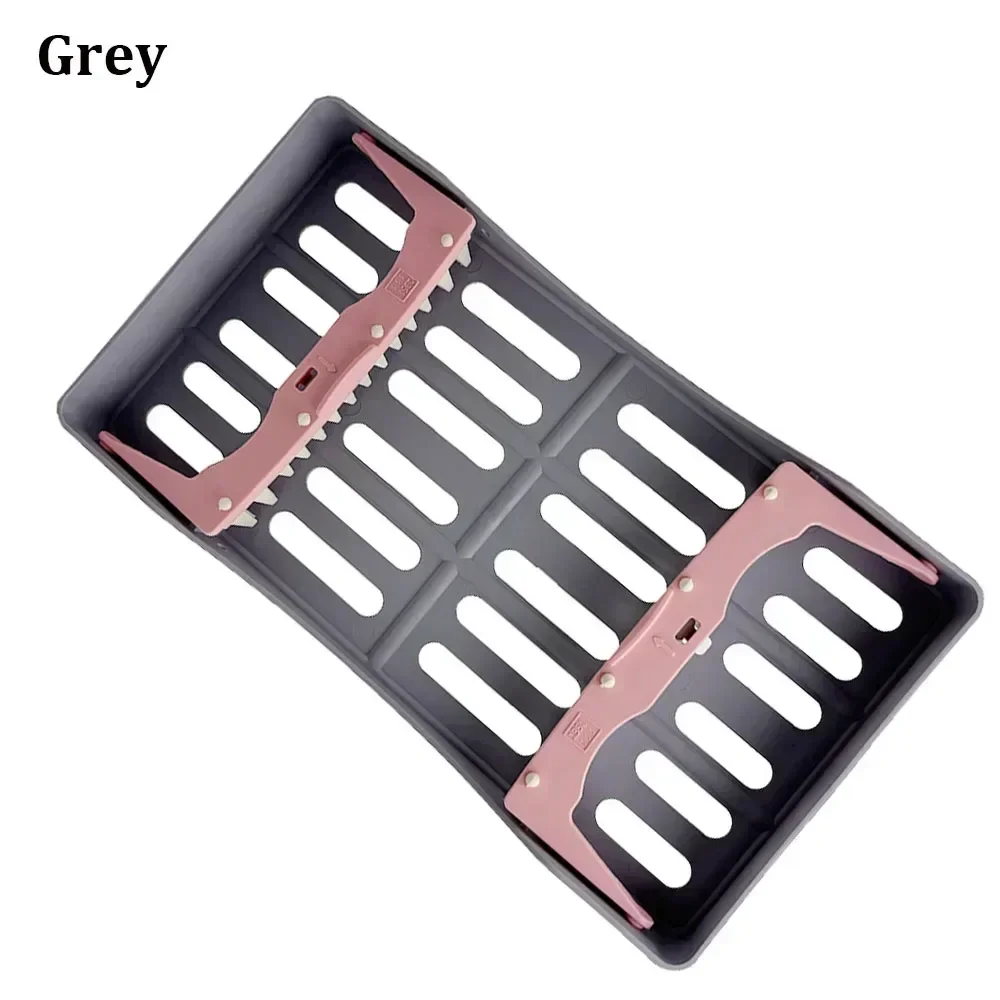 7 Holes Dental Sterilization Box for Instrument Filler Aesthetic Sterilization Tray for Lm Resin Knife Plastic Dresser Tools
