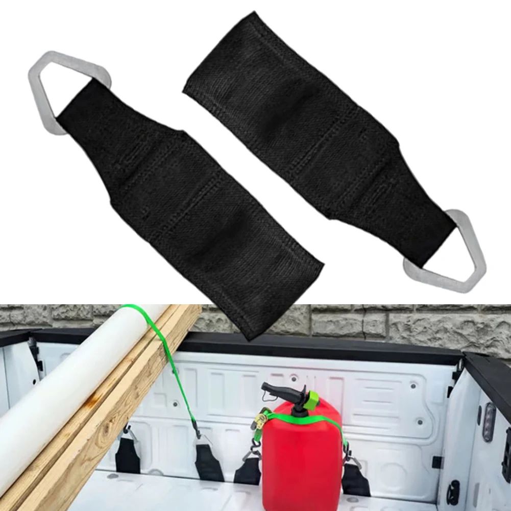 for BLACK Bed Anchors Tie Down Straps Points Densely Woven Polyester Heavy-Duty Build Quality Locking  for BLACK