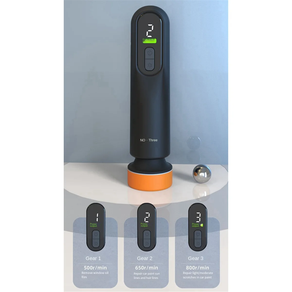 

Car Polisher Machine Wireless Electric Polishing Wax Tool LED Display Auto Polish Waxing Machine for Car Body