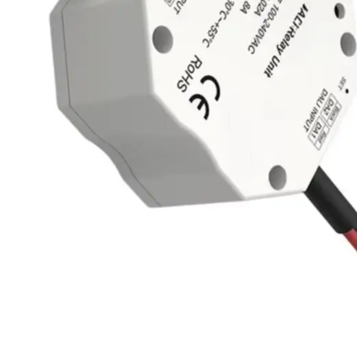 AC Triac Dimmer Controller For LED Drivers And Halogen Bulbs,6A= Capacitive Load, Self-Resetting Switch Compatible,White 75x75mm