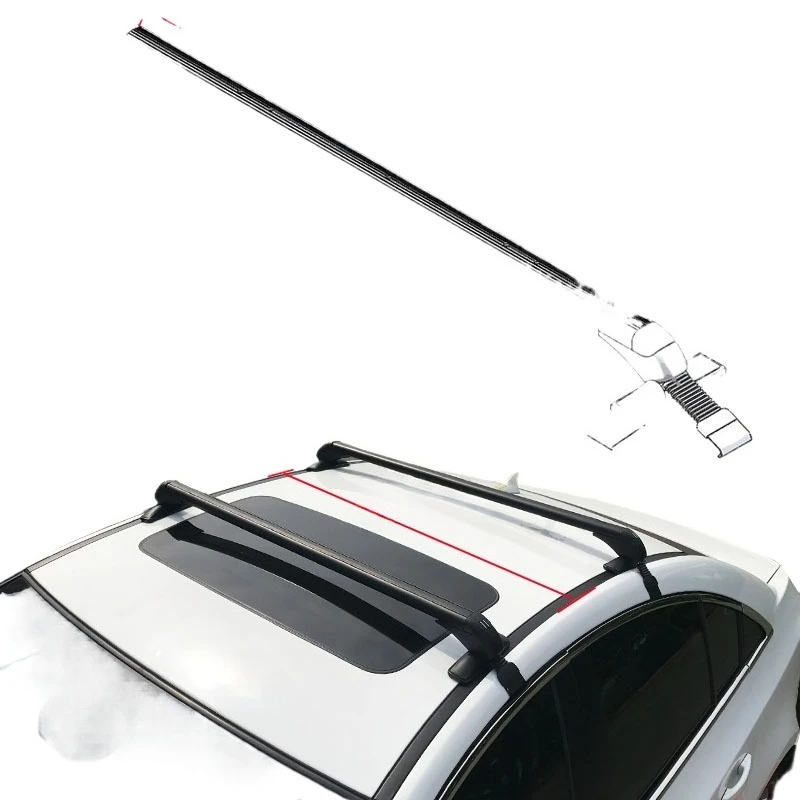 

Automobile general luggage rack crossbar aluminum alloy car MPV pickup truck roof frame beam travel rack storage